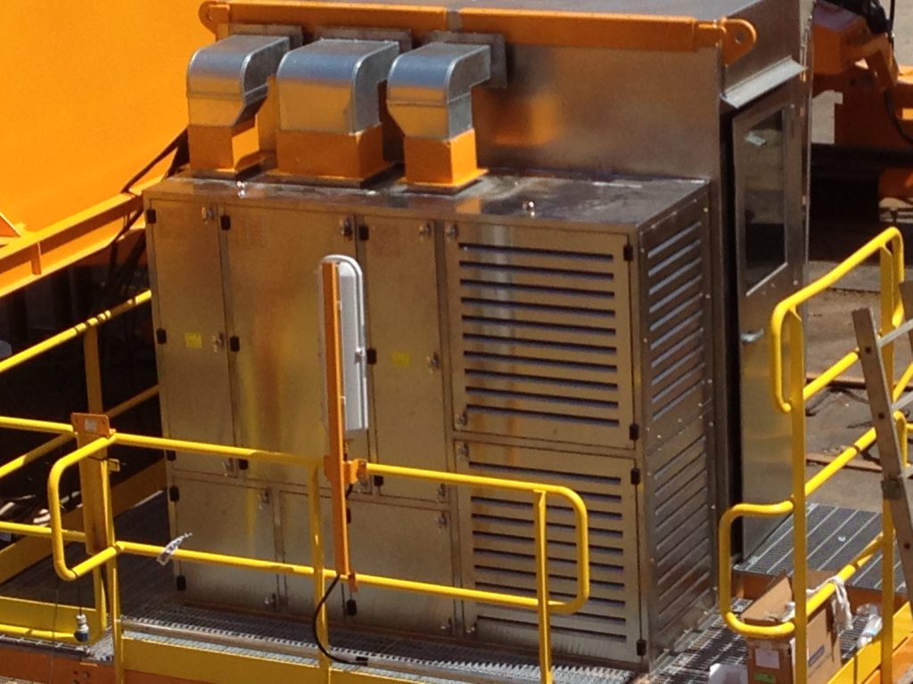 equipo cabina exterior climatización industrial